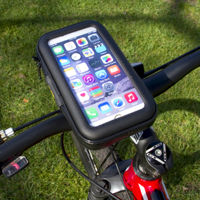 Gear Beast Waterproof Case Bike Phone Mount Mobile Cell Phone Holder for Apple iPhone 8 7 6s 6 5 SE Samsung Galaxy S7 S6 S6 edge S5 and More for Bike Motorcycle Stroller Mountain Bike ATV Golf Cart (MNT-BWP2-BLK)