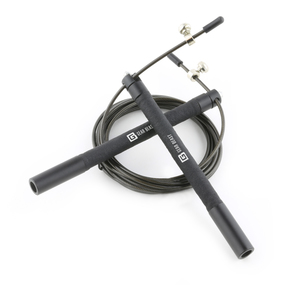 High Speed Adjustable Jump Rope w/ Offset Spindles, Aluminum Handles & 2 Cables [2mm and 4mm]